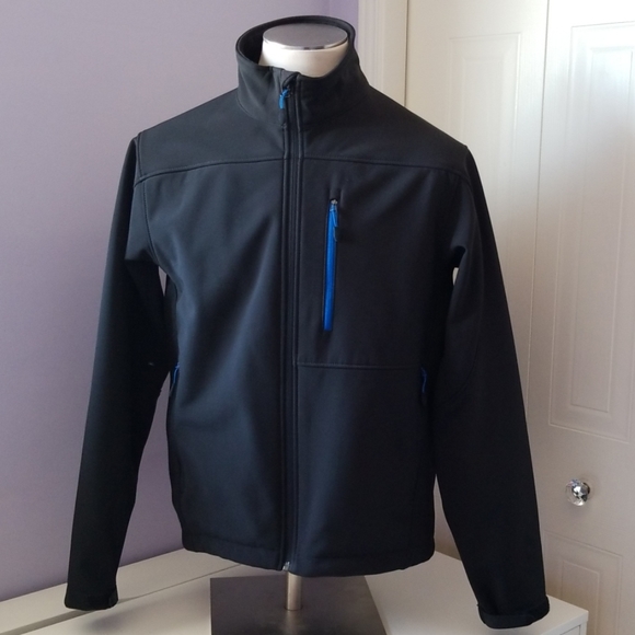 Kirkland softshell jacket black blue - Picture 1 of 8